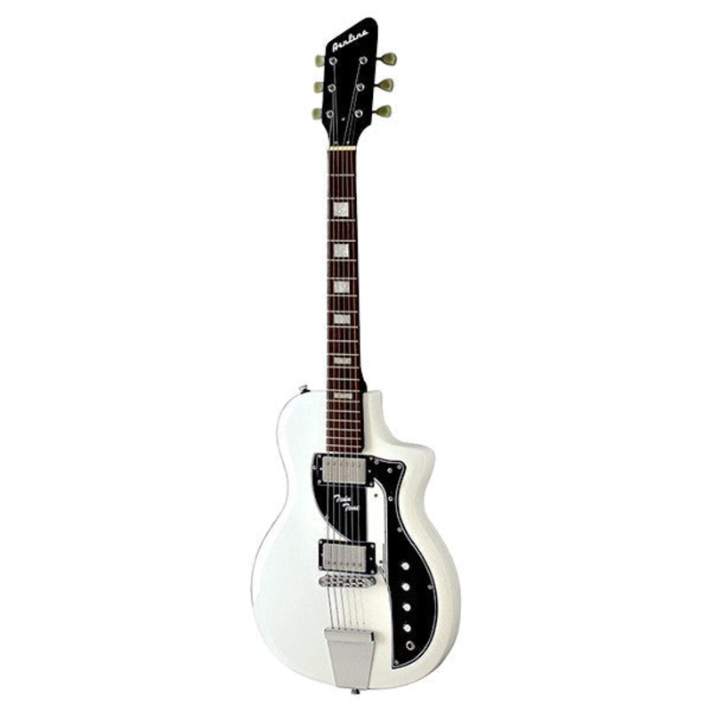 Eastwood Guitars Airline Twin Tone Electric Guitar - White
