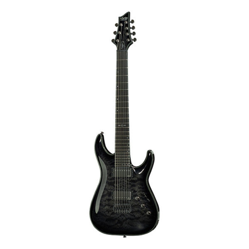 Schecter Hellraiser Hybrid C-7 Electric Guitar - Trans Black Burst