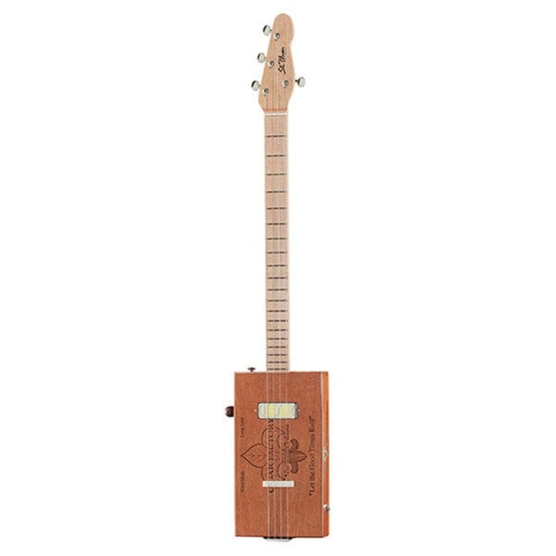 St.Blues Cigar Box 4-String Premium Electric Guitar