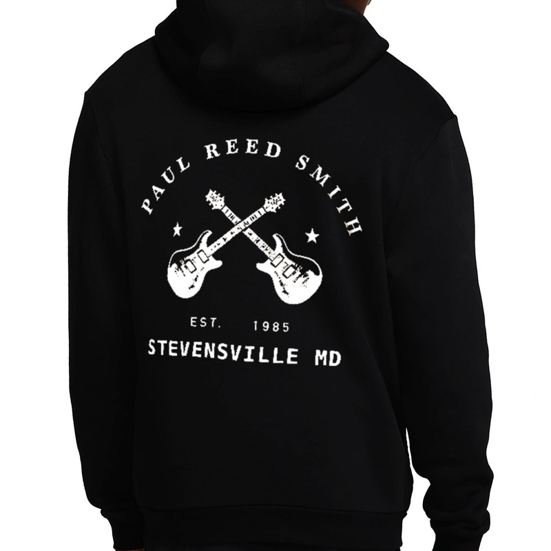PRS Hoodie Full-Zip Stevensville MD Guitar in Black - Large - 102885004001