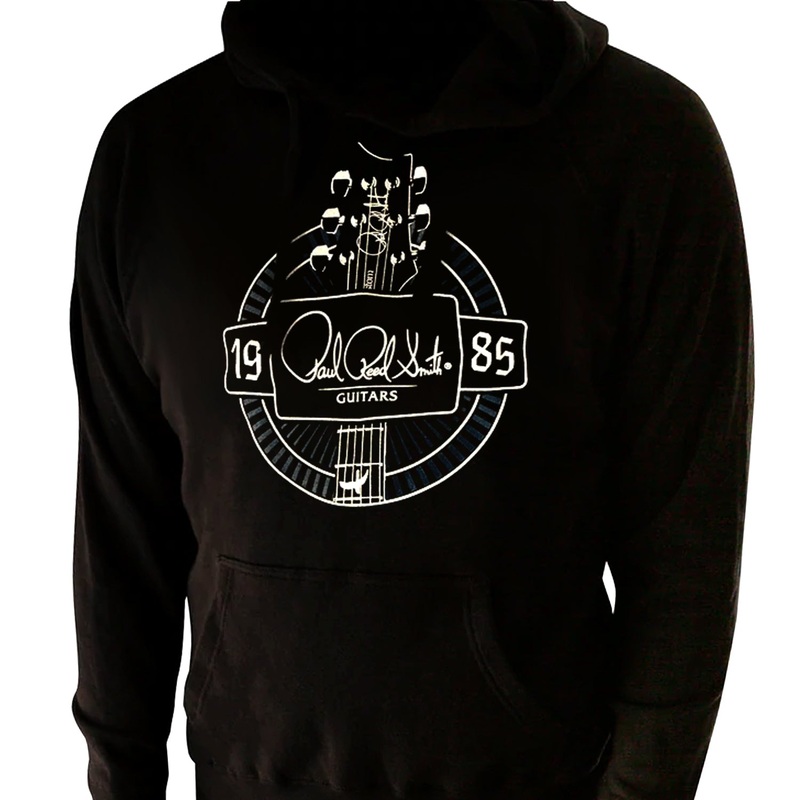 PRS Hoodie Pullover 1985 Headstock Signature Logo in Black - Small - 100109002001