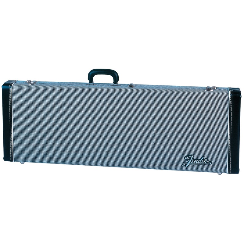 Fender Deluxe Strat Tele Hardshell Case Black Tweed with Black Interior - 0996101406