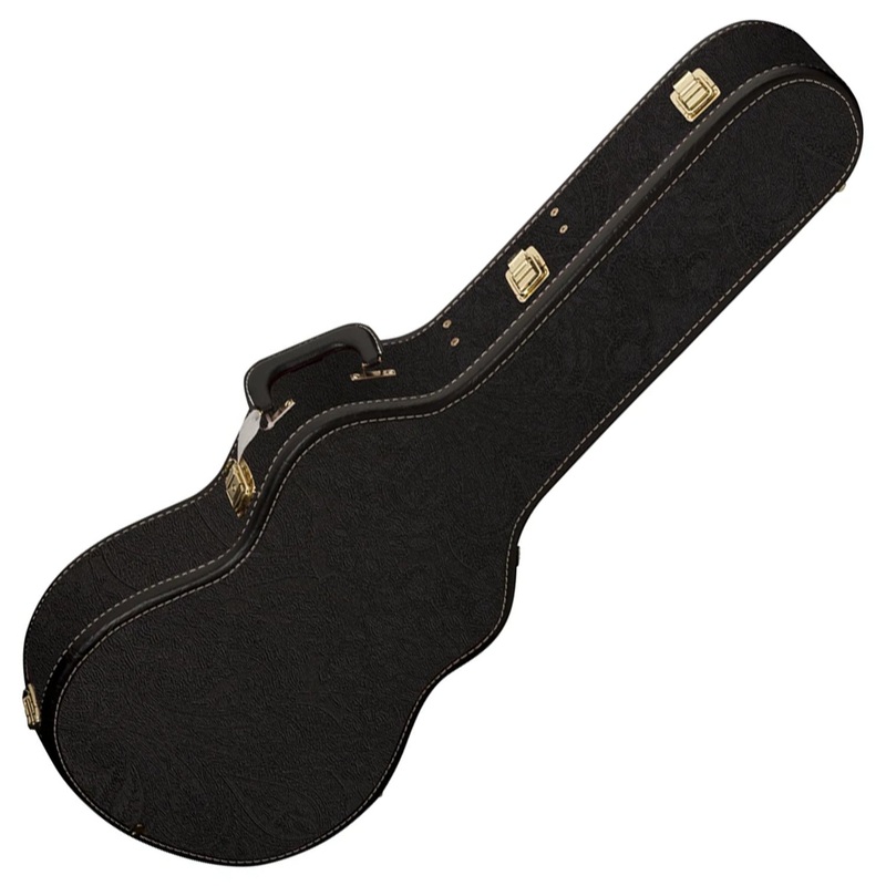 PRS Hollowbody Hard Case, Black Tolex, Black Interior - 101748002