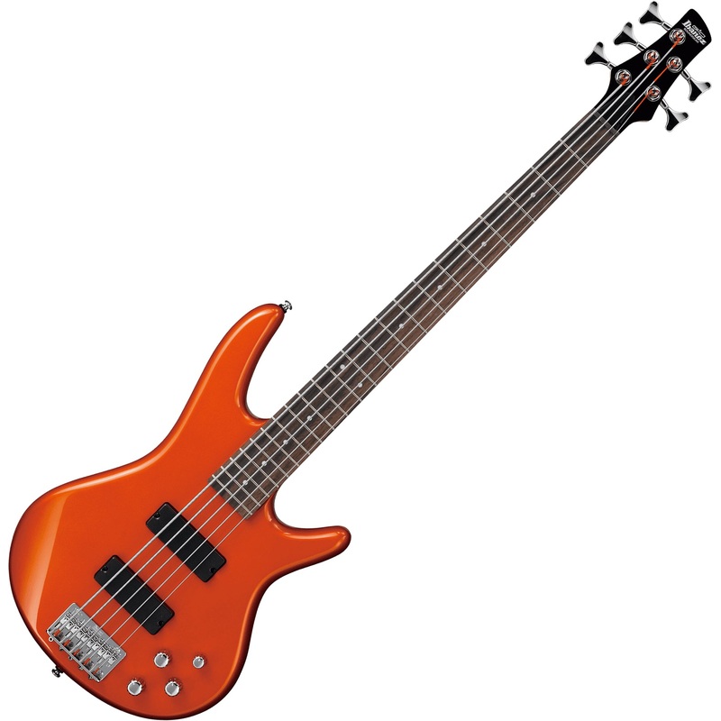 Ibanez Gio SR 5 String Electric Bass in Roadster Orange Metallic - GSR205ROM