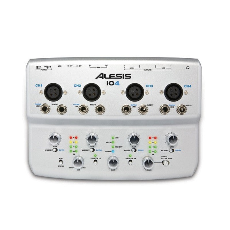 Alesis iO4 4-Channel, 24-Bit Recording Audio Interface