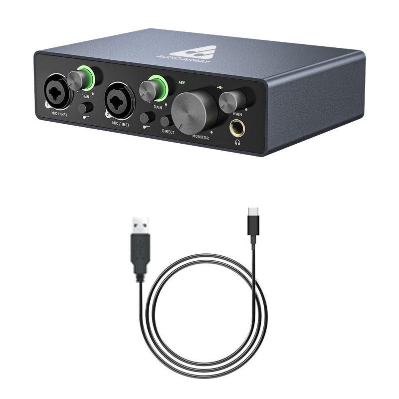 Audio Array 24 bit 192KHz 2in/2out Audio Interface
