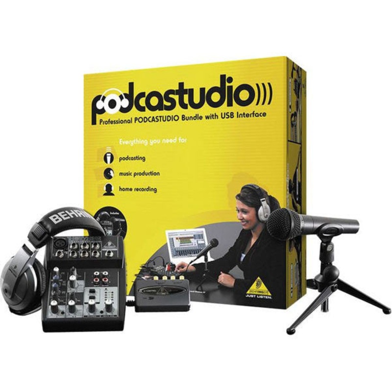 Behringer Podcastudio USB Recording Bundle - Open Box