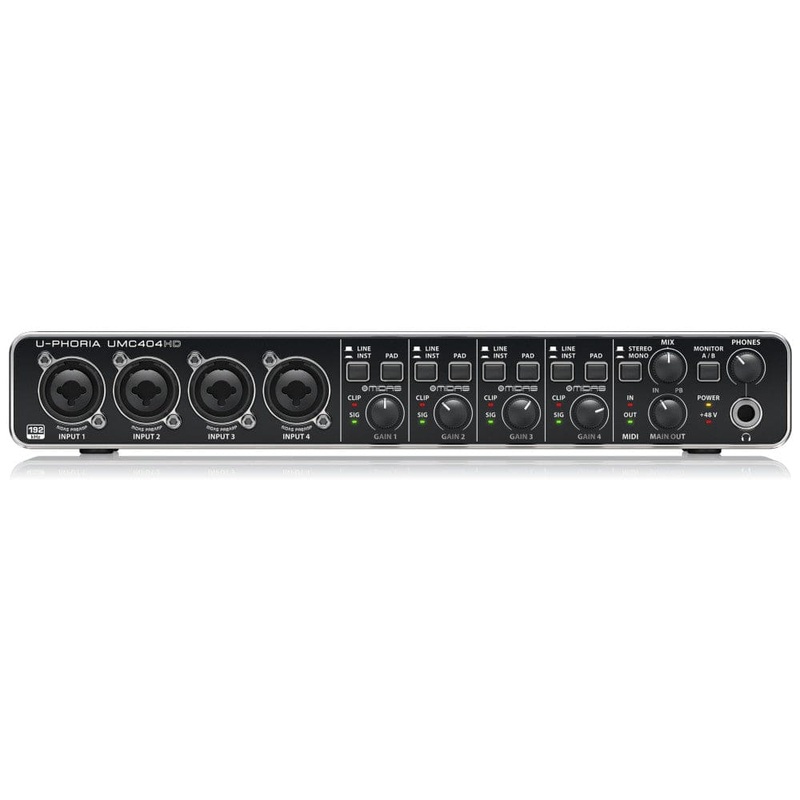 Behringer U-PHORIA UMC 404HD 24-Bit USB Audio Midi Interface
