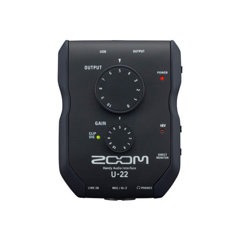 Zoom U-22 Handy Audio Interface - Black