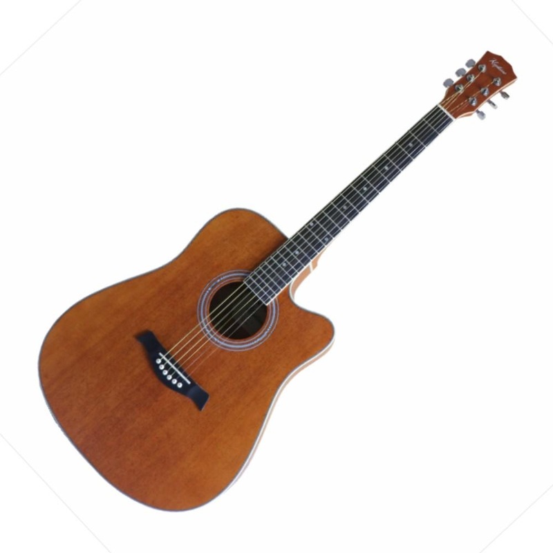 Neptune M92 41 Inch 6 String Acoustic Guitar - All Mahogany - Natural
