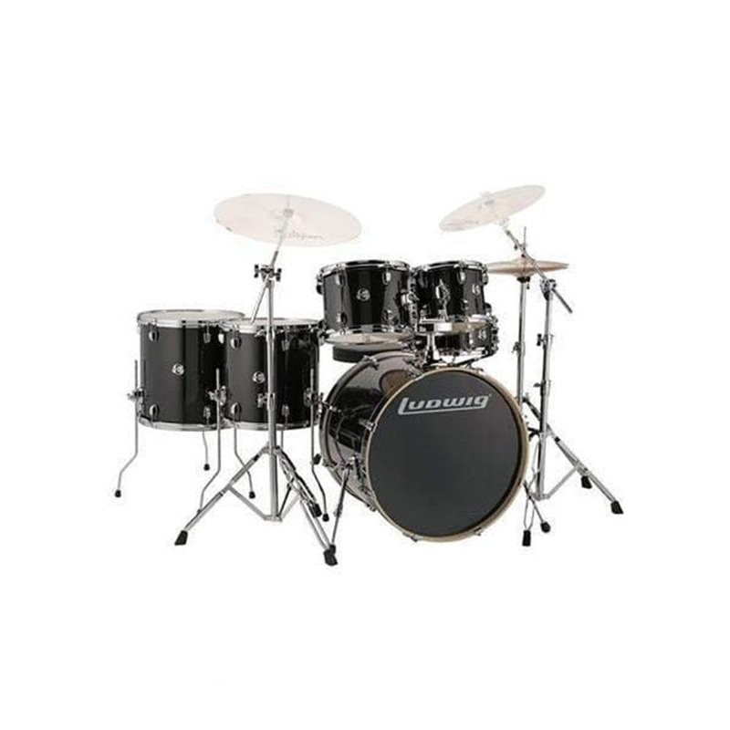 Ludwig Evolution Series 6-Piece Complete Acoustic Drum Kit With Hardware