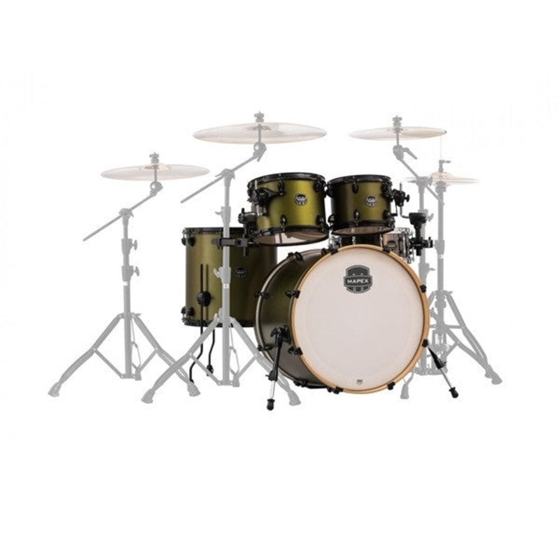 Mapex Armory Series Rock 22inch Acoustic Drum Kit-Mantis Green
