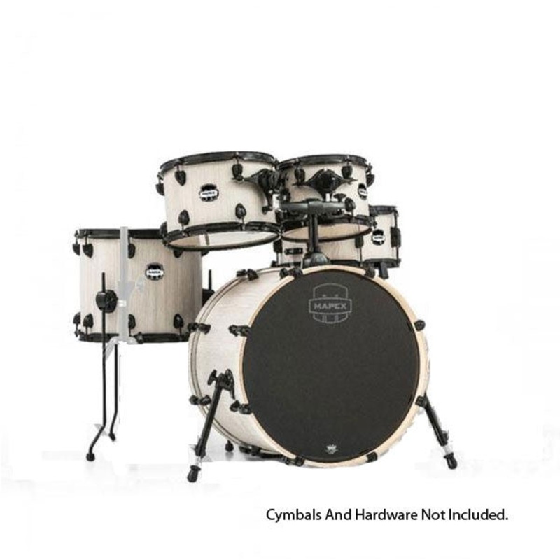 Mapex MA529SFBAW Mars Series 5 Piece Rock Shell Pack - Bonewood Finish