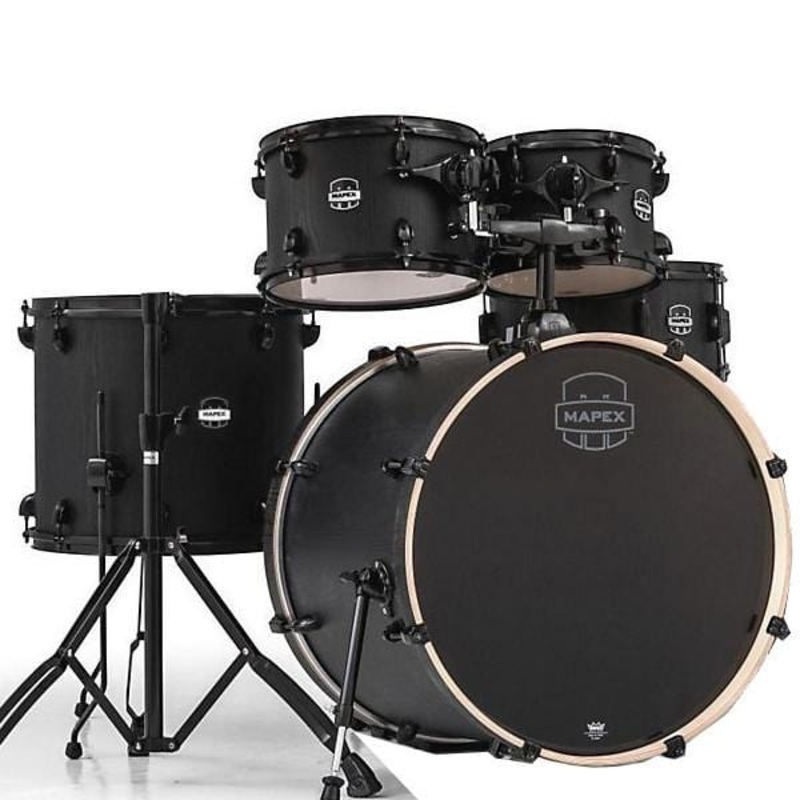 MAPEX Mars Series 5 Piece Rock Drum Shell Pack Zebrawood
