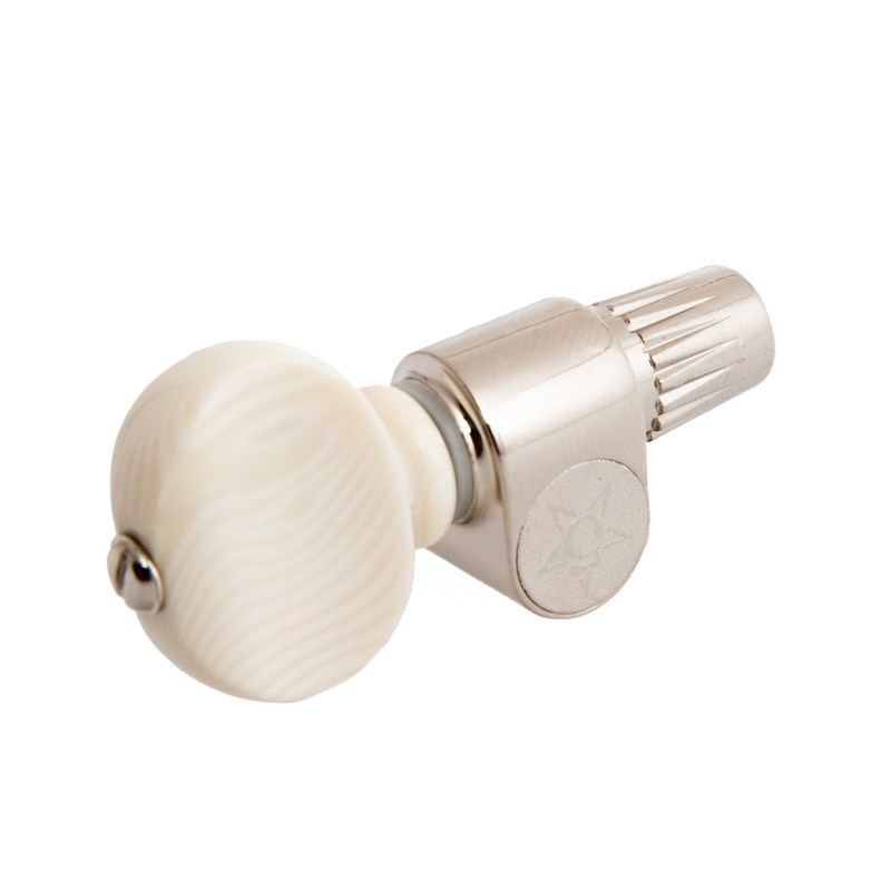 5-Star 5th String Tuner for Banjo, Nickel/Ivoroid